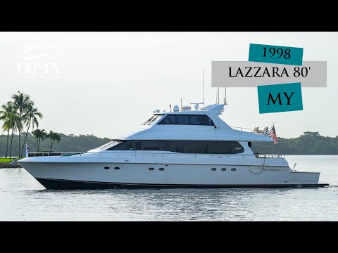 1998 Lazzara 80’ Motor Yacht - For Sale with HMY Yachts