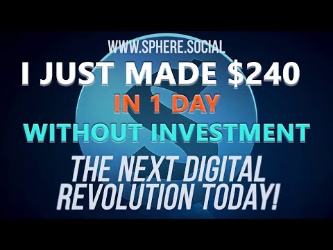 $240 income within 1 day, without investment, sphere.social | cidtbd |cidt | studio 17