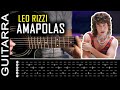 Leo Rizzi - Amapolas | Tutorial Guitarra Acústica Super Fácil | Letra y Acordes + Tabs (ARPEGIOS)