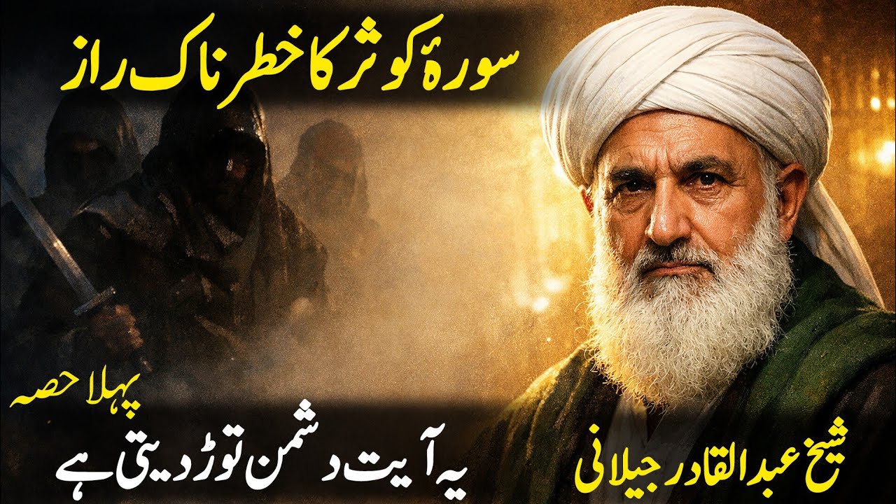 Surah Kausar Ka Khatarnak Raaz | Ghaus e Azam Sheikh Abdul Qadir Jilani Ka Bayan | Zikraan