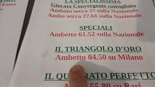 IL TRIANGOLO D'ORO Vince a COLPO!!! Estratto determinato 39 e ambetto 39.85 su Roma!!!