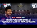 Live report  mkmk putuskan dugaan pelanggaran kode etik anwar usman