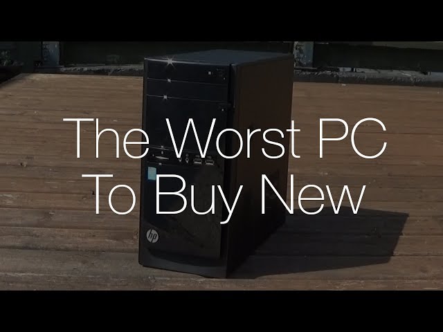 The Worst Computer You Can Buy New - HP 110 Desktop PC - YouTube