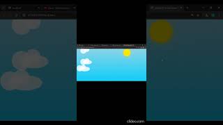 🌤️ Sunrise to Sunset Animation with HTML, CSS & JavaScript |Frontend Project for Beginners  #shorts