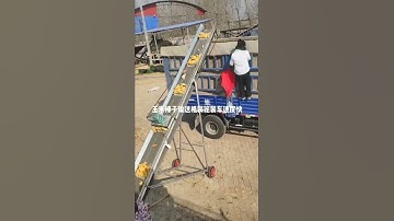 Corn cob conveyor chain corn cob conveyor conveying corn cob cage loading is not laborious
