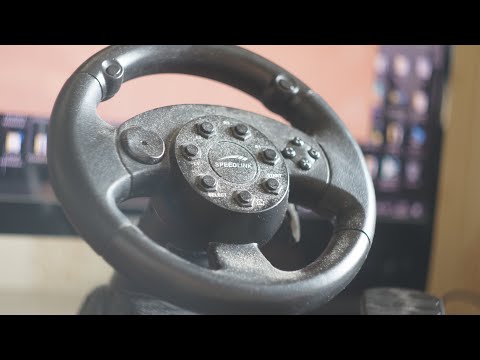 Можно ли использовать игровой руль на пружине в автосимуляторе? - Нет. Speedlink sl-6684-sbk