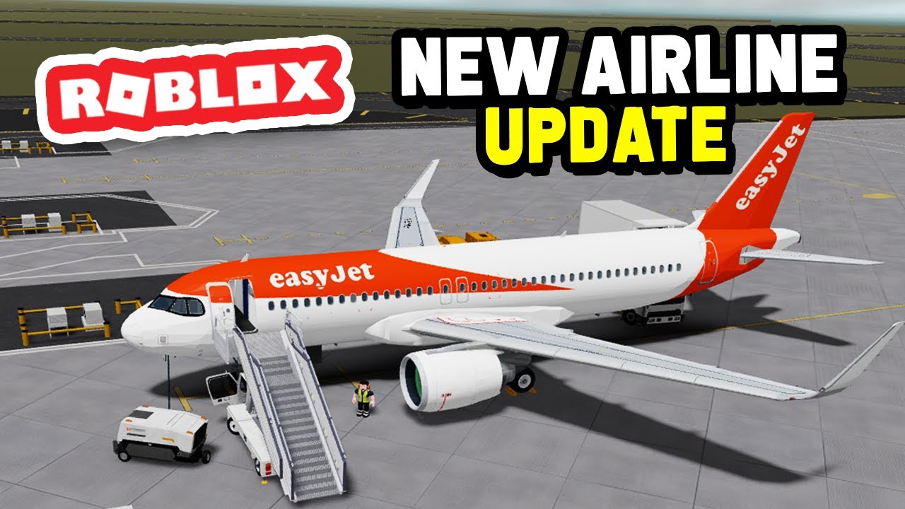 NEW AIRLINE UPDATE in Ground Crew Simulator Game on Roblox