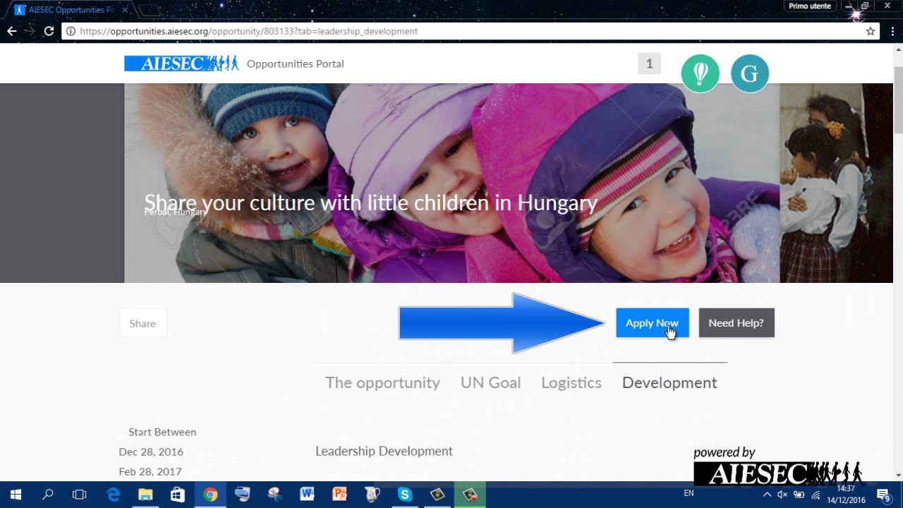Opportunity  website Tutorial