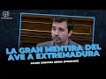 Sánchez Serna DESTAPA la GRAN ESTAFA ferroviaria a Extremadura: "Nos toman por idiotas"