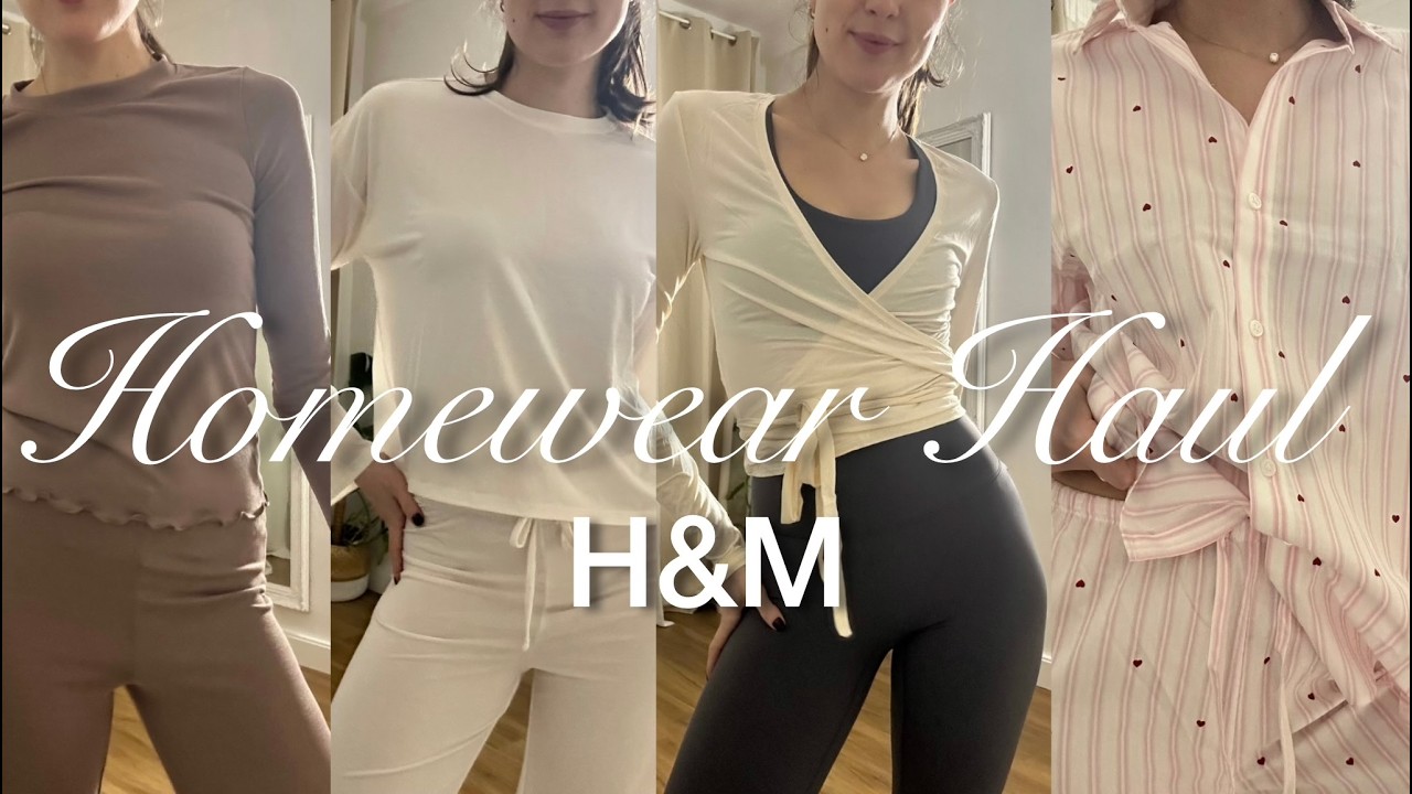 HAUL H&M HOMEWEAR : Try-on nouvelle collection