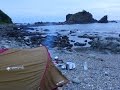 ソロキャンプを楽しもう。　粟島でソロキャンプ　②