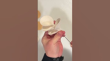 How to make felt flowers - Day 3 of 100 of FREE felt flower tutorials #craftideas #feltcrafting #diy