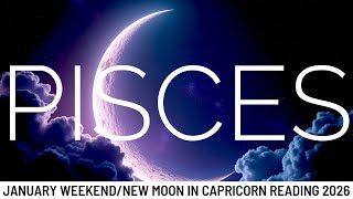 *PISCES* OMG! THE NEW MOON BRINGS A BEAUTIFUL MANIFESTATION TO LIFE!! - January Weekend Tarot 2026