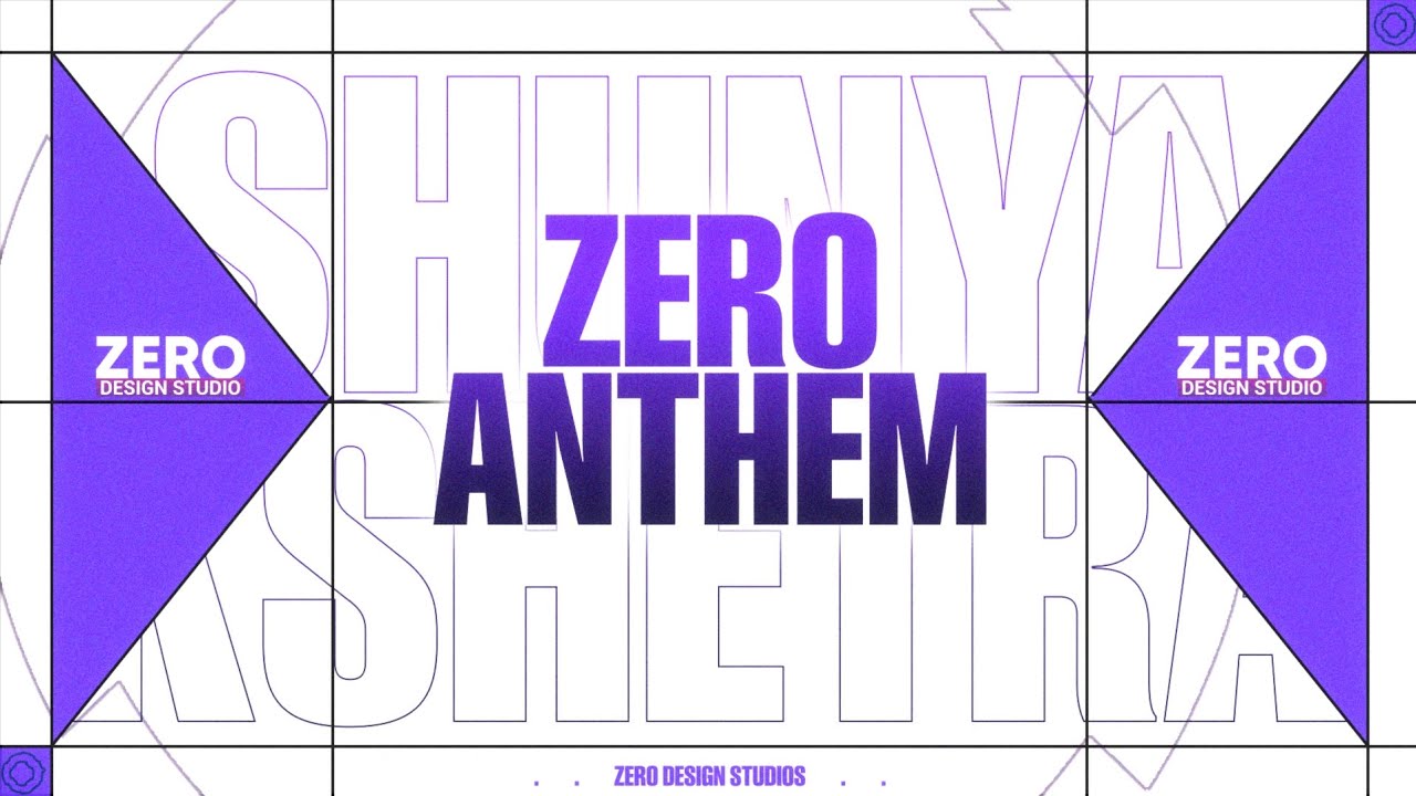 Zero Design Studio Anthem Song - YouTube