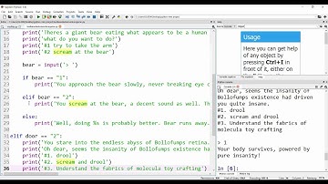 Adventure game in python