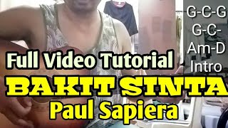 BAKIT SINTA Paul Sapierafull guitar tutorial