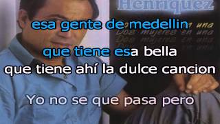 Nelson Henriquez A Medellin Karaoke chords