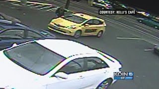 Taxi used as getaway car after bank robbery