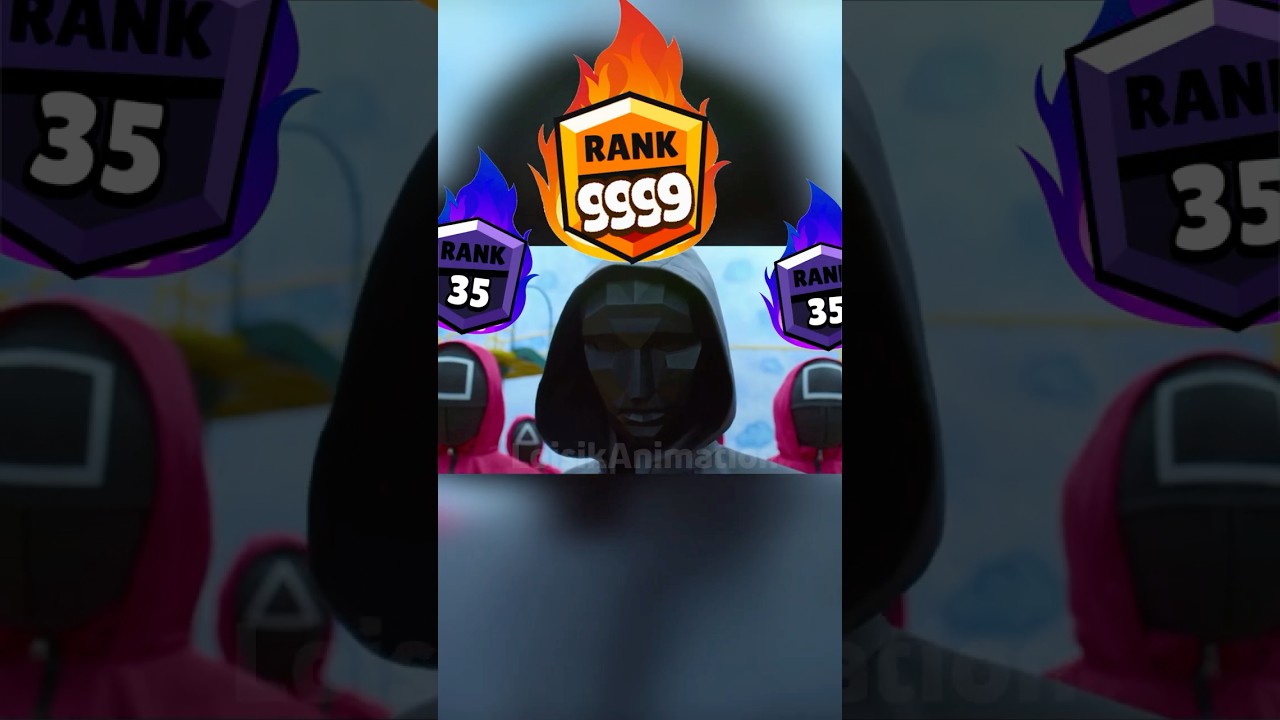 Brawl Stars SQUIDGAME Rank Up #brawlstars #brawlstarsglobal #brawstarsmemes