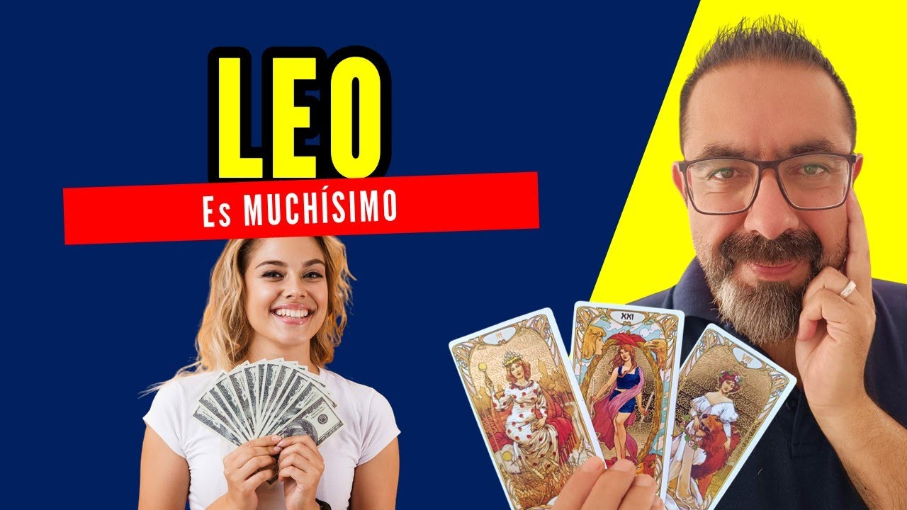 Leo ♌️ Agosto MILLONARIO 🙏🌈 A MANOS llenas 🔮 TAROT dinero hoy - YouTube