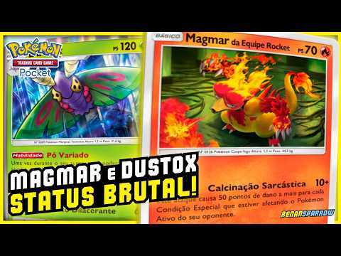 Pokémon TCG Pocket: Dustox and Magmar 160-Damage Deck Guide