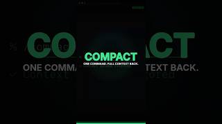 Claude Code Trick #2: /compact