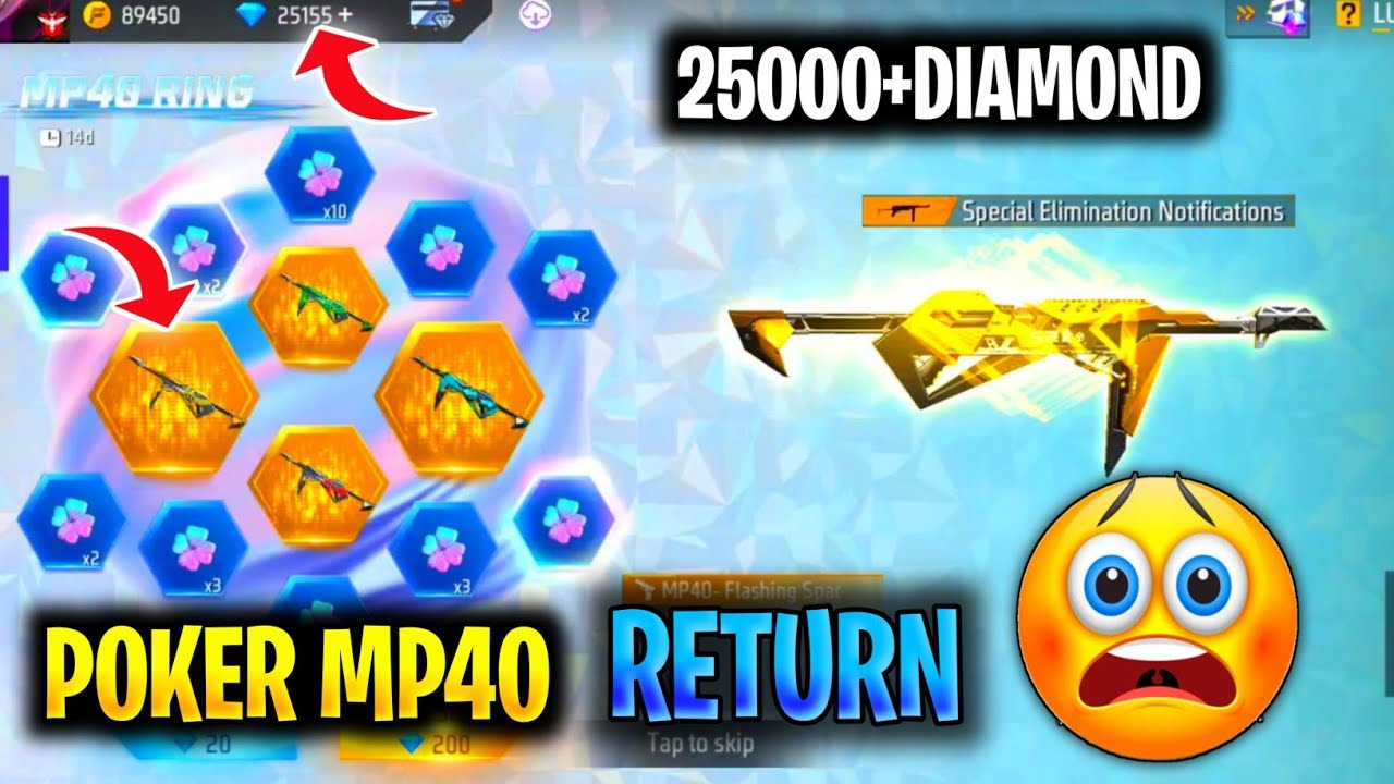 25000+ Diamond Waste In Poker 🤑 Poker Mp40 Return Again 😲 YouTube