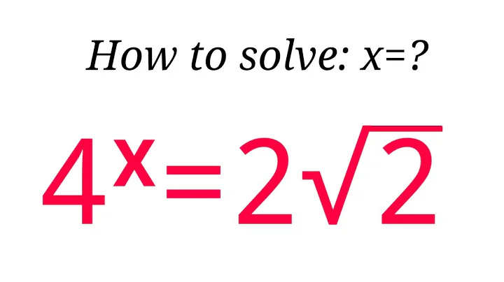 A Nice Exponential Equation Solving By Math Tutor Jakaria🔥A Nice Math Problem