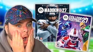 REACTING to MADDEN 27 and COLLEGE FOOTBALL 27 REVEAL!
