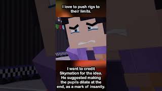 Details I Snuck Into Five Nights at Freddys Remix - Minecraft Animation #shorts #fnaf #minecraft
