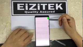 EiZiTEK EiZiShield Series Samsung Galaxy Note Tempered Glass Screen Sensitivity Test