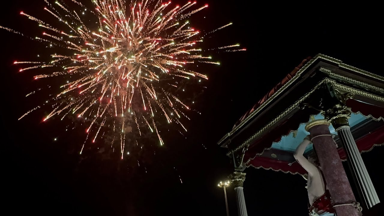 Spettacolo pirotecnico  festa di San Sebastiano compatrono di Belvedere 24-01-26