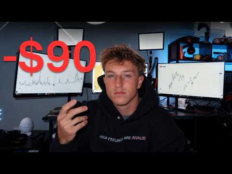 How I Lost My House Today of 90$ (Trade Recap)