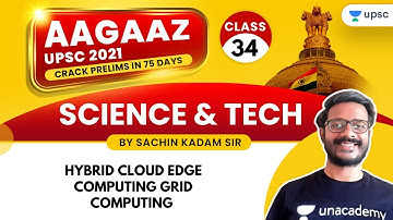 AAGAAZ UPSC CSE/IAS Prelims 2021 | Science & Tech by Sachin Kadam | Hybrid Cloud Edge Computing Grid