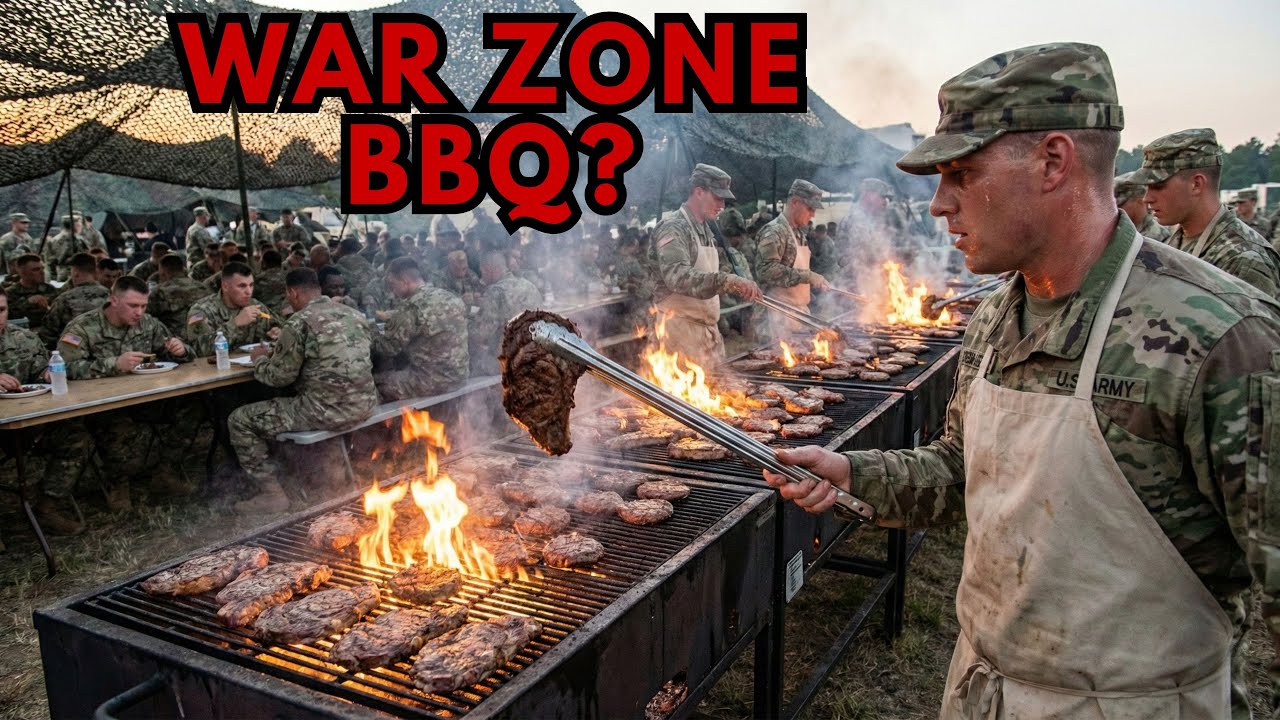 Steak on the Frontline? US Military Field Mess Explained | Army Cooking ...