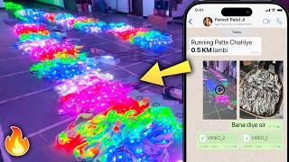 आधा किलोमीटर लंबा 🔥 पिक्सेल पट्टा  PIXEL LED NIWAR PATTA