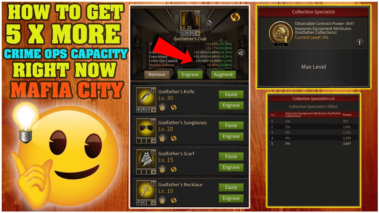 How You Can Get 5x More Crime Ops Capacity Now ! Mafia City
