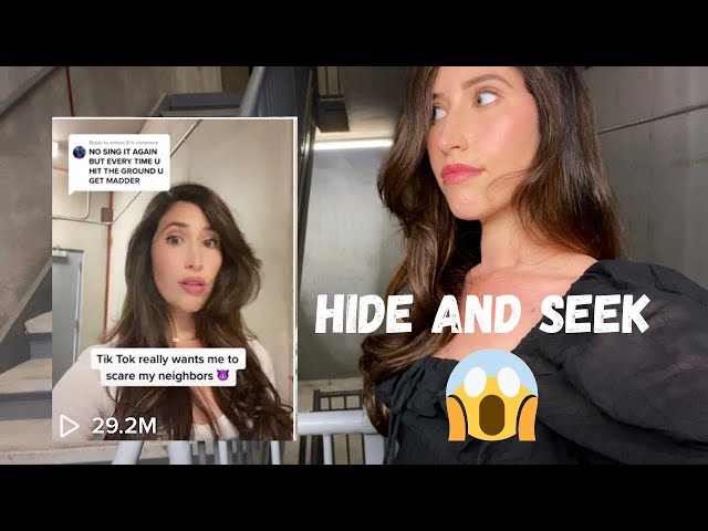 HIDE AND SEEK IN A STAIRWELL (Full Cover) 😱 *Tik Tok Viral!* class=