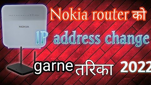 how to change Nokia router IP address #ip address #subisu #subisu tips creator #new2022 #nokia #20