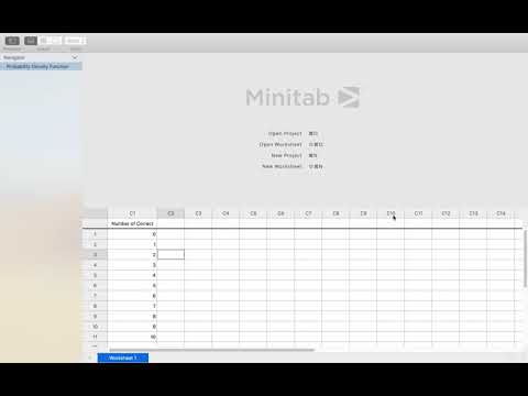 Binomial Probability Distribution Minitab Mac Example