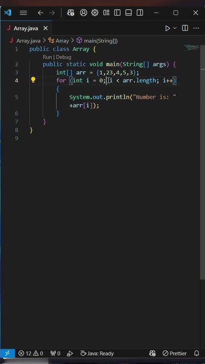 Exploring Java: How to Traverse Elements of an Array. #java - YouTube