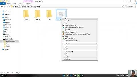 Cara membuat & menjalankan Batch File