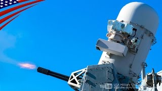 ファランクス 20mm機関砲 & ブローニングM2 12.7mm機関銃の実弾射撃