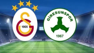 Galatasaray - Giresunspor maçı ne zaman hangi kanalda saat kaçta ?