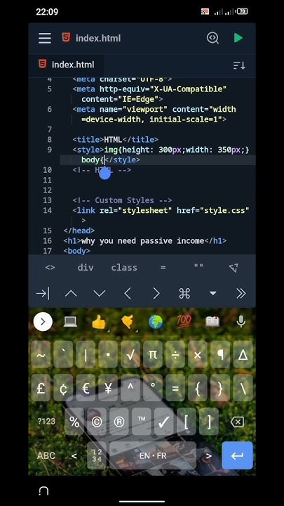 how to add a background color in html using css style - YouTube