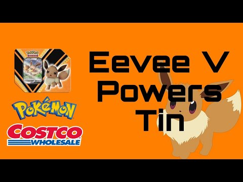 costco pokemon cards eevee EXCLUSIVE EEVEELUTION TREASURE CHEST 2 POK BALL TINS Pokmon Collector's Chest + Pokeball