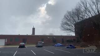 01-20-2021 Hatboro, PA - Intense Snow Squall moving through Bucks County