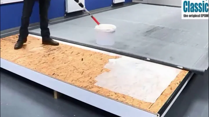 How to install an EPDM Flat Rubber Roof, ClassicBond