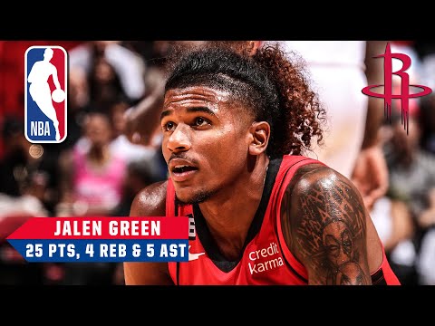 Jalen Green scores 25 PTS vs. Miami Heat in the preseason 🔥 | NBA on ESPN