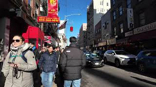 4K NYC Chinatown walking Doyers St to Pell St to Mott St Subscribe for more #nyc #walkingvideo
